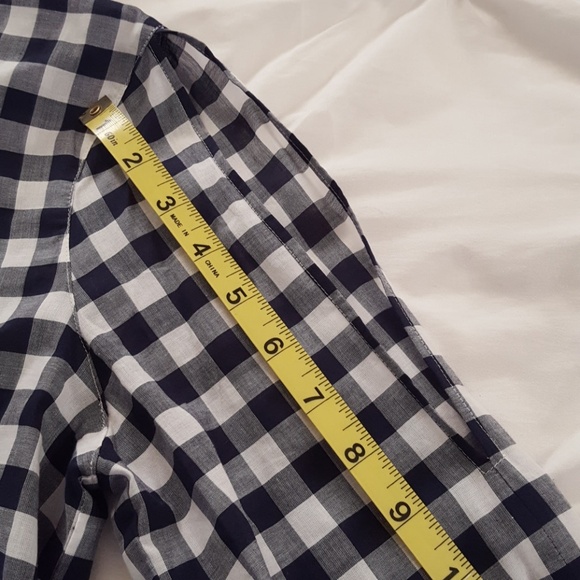 J Crew gingham blouse XS - Picture 2 of 5